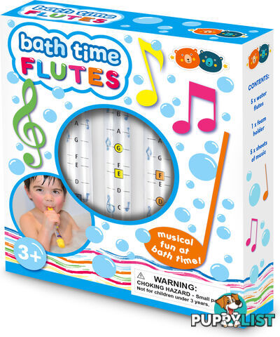 Buddy & Barney - Bath Time Water Flutes - Mh Bb174 - 712195455625