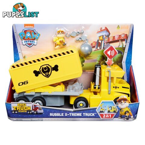 Paw Patrol - Big Truck Pups Rubble X-treme Truck - Si6064242 - 778988424063