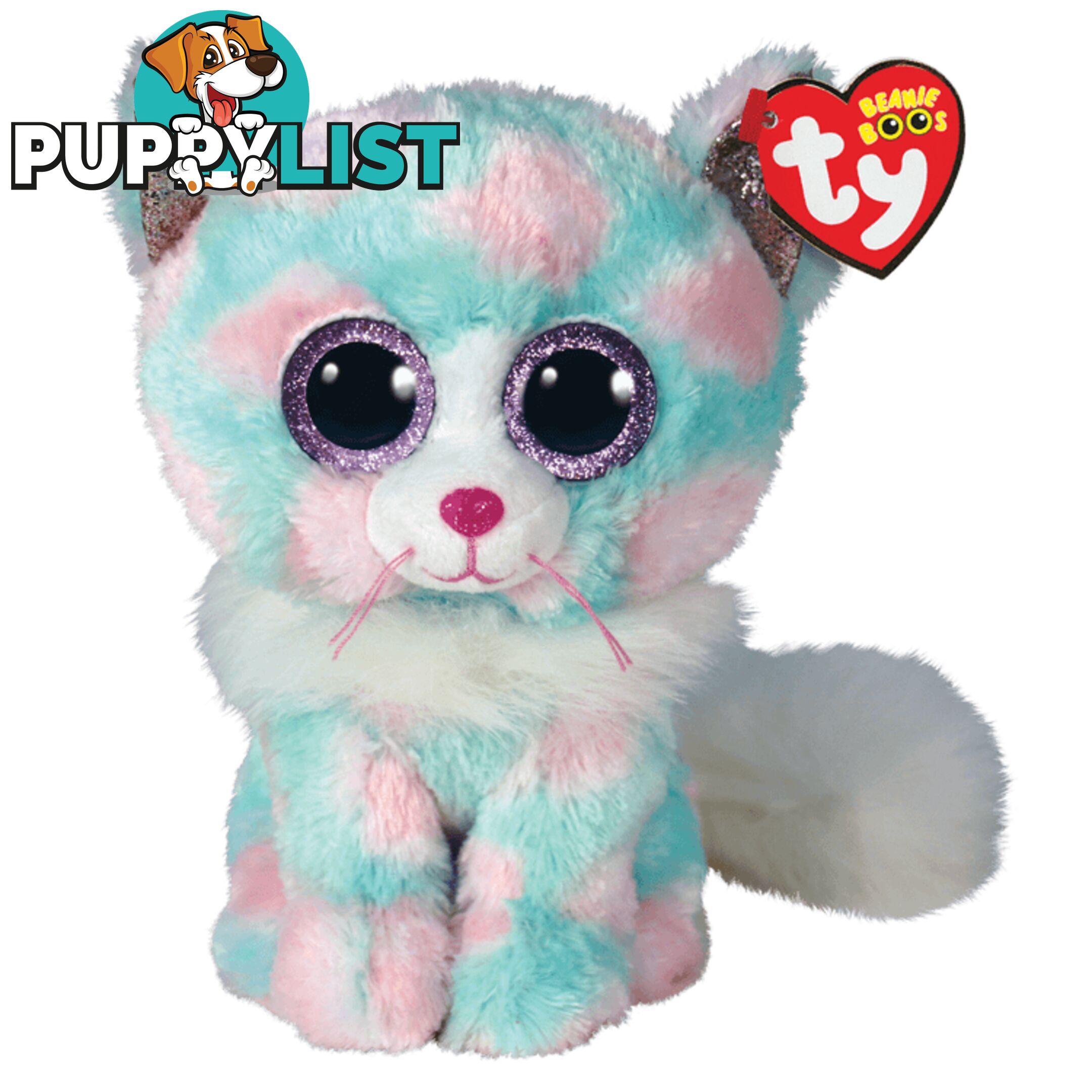 Ty Beanie Boos - Opal - Pastel Cat 15cm Small - 008421363766