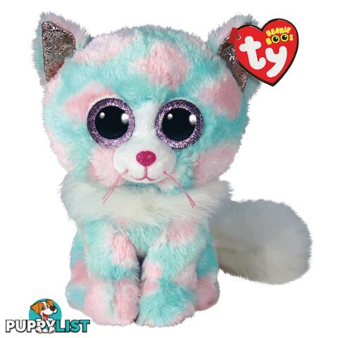 Ty Beanie Boos - Opal - Pastel Cat 15cm Small - 008421363766