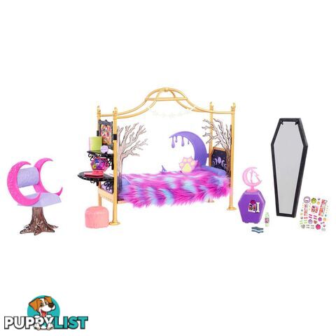 Monster High - Toys Clawdeen Wolf Bedroom Playset - Mahhk64 - 194735069842