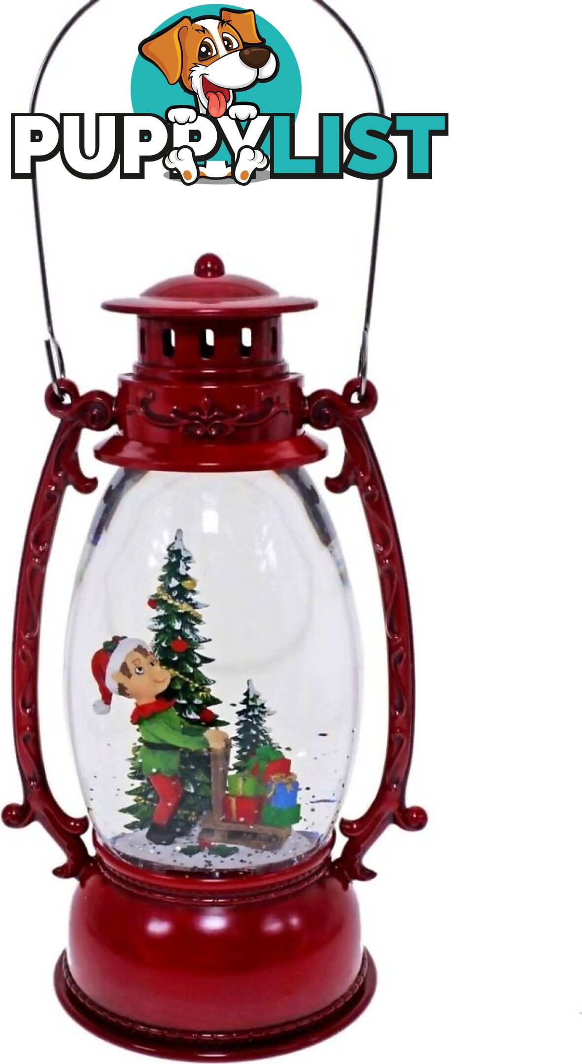 Cotton Candy - Xmas Red Oval Lantern Elf - Ccxac007 - 9353468011509