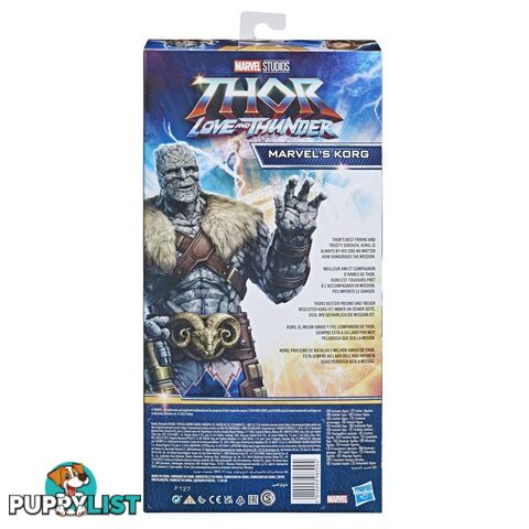 Marvel Avengerstitan Hero Series Korg 12inch Thor Love And Thunder Figure Hasbro - Hbf53265loo - 5010993983094