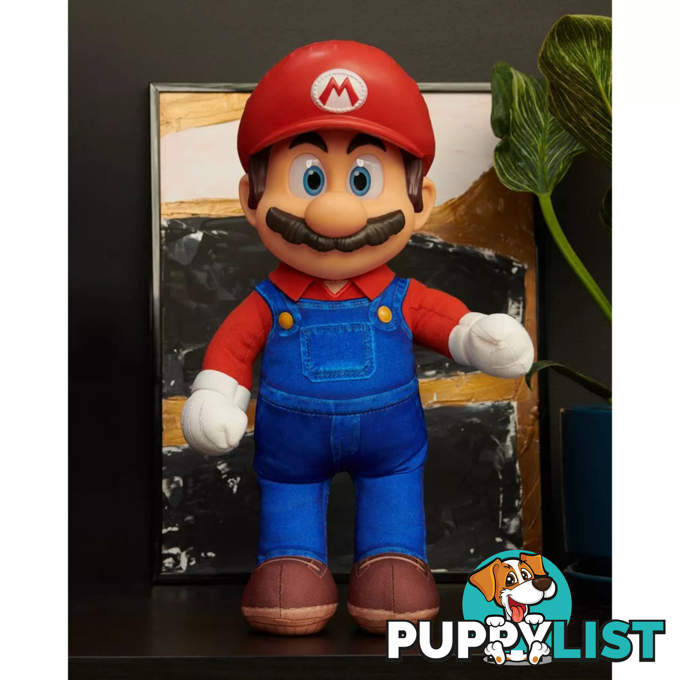 Super Mario - Nintendo The Super Mario Bros. Movie Mario Poseable Plush - Hs417264 - 192995417267