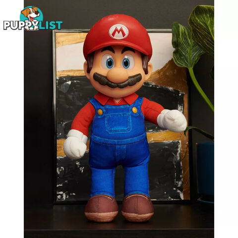 Super Mario - Nintendo The Super Mario Bros. Movie Mario Poseable Plush - Hs417264 - 192995417267