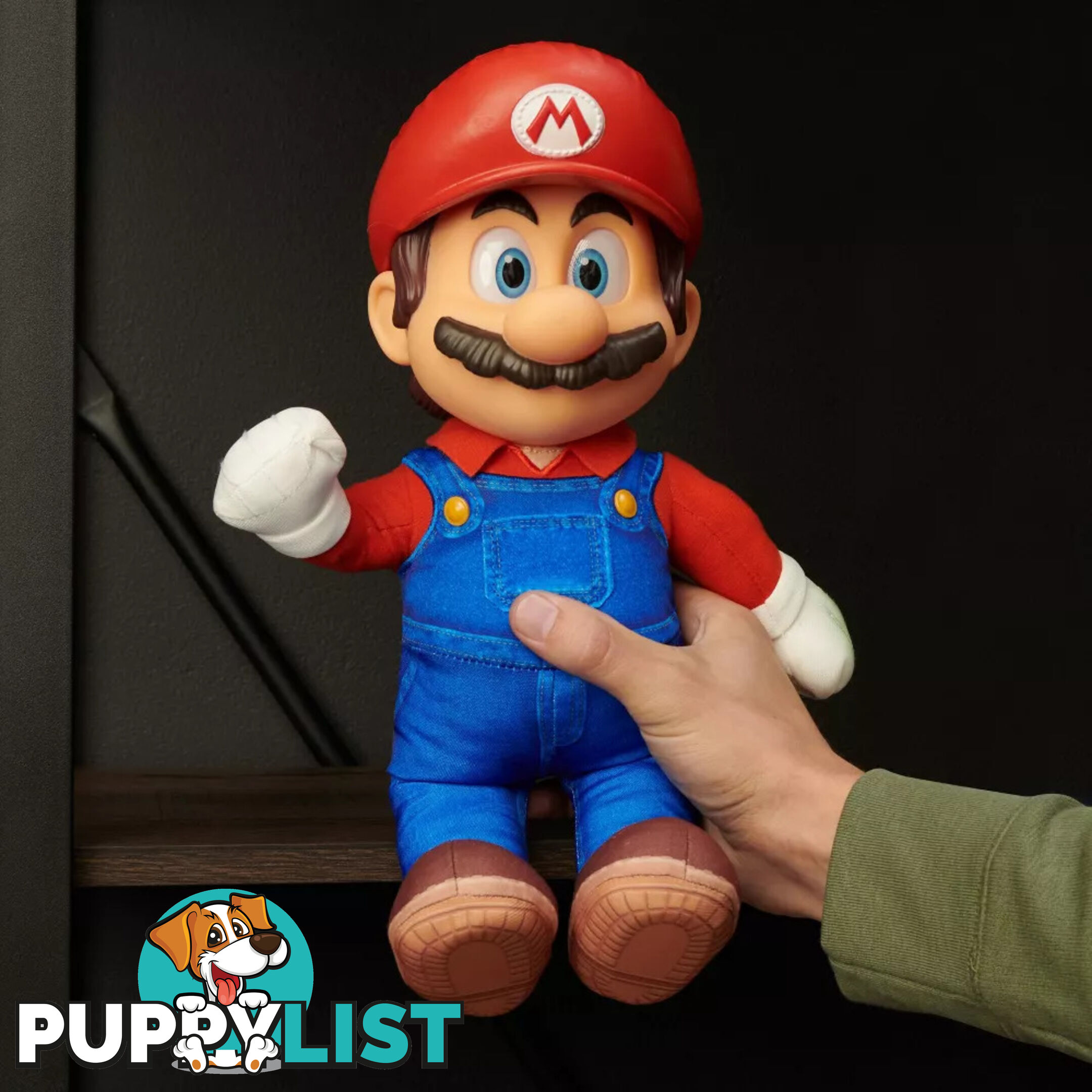 Super Mario - Nintendo The Super Mario Bros. Movie Mario Poseable Plush - Hs417264 - 192995417267