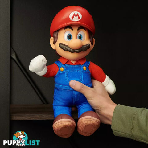 Super Mario - Nintendo The Super Mario Bros. Movie Mario Poseable Plush - Hs417264 - 192995417267