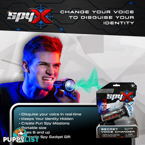 SpyX - Secret Voice Changer - Gdatm10537 - 840685105375