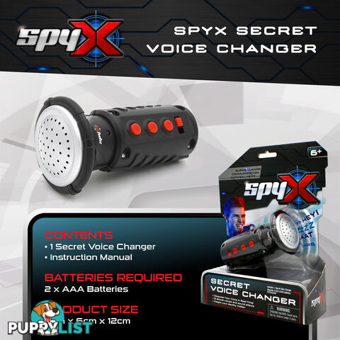 SpyX - Secret Voice Changer - Gdatm10537 - 840685105375