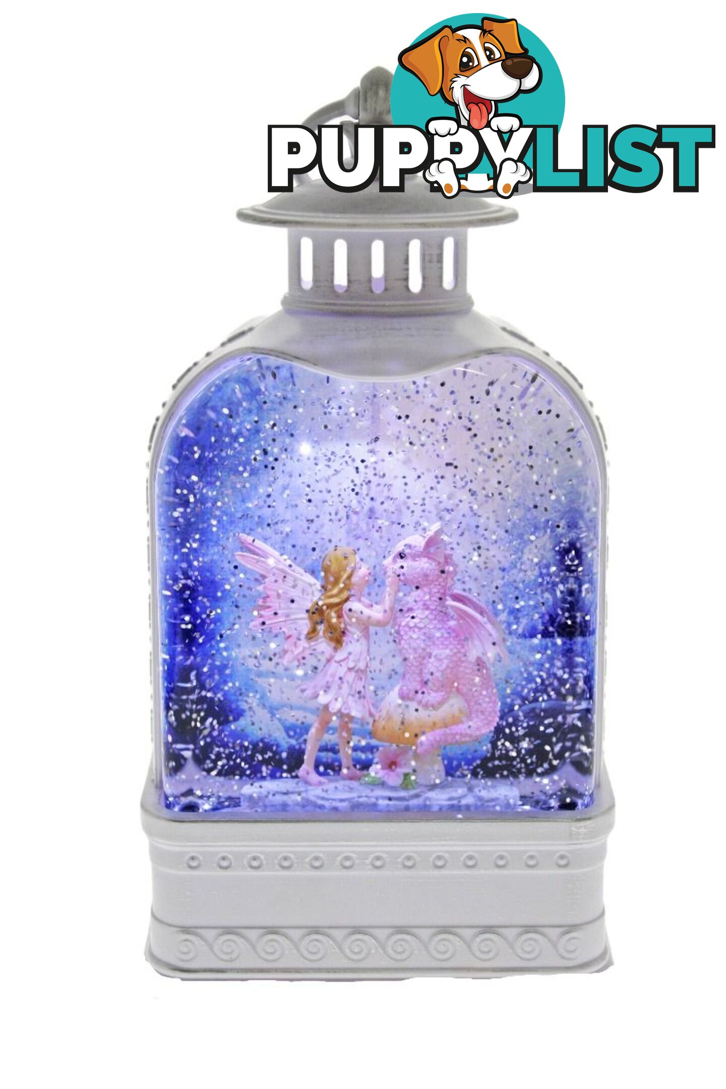 Cotton Candy -  Fairy & Dragon Med Glitter Lantern - Ccflnt46 - 9353468017266