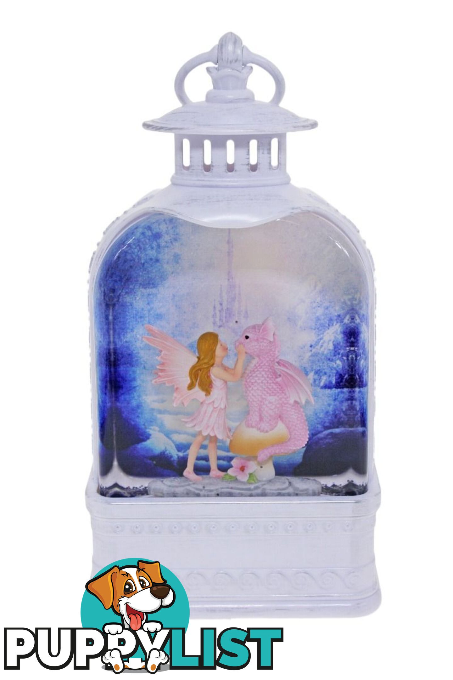 Cotton Candy -  Fairy & Dragon Med Glitter Lantern - Ccflnt46 - 9353468017266