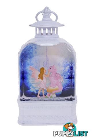 Cotton Candy -  Fairy & Dragon Med Glitter Lantern - Ccflnt46 - 9353468017266