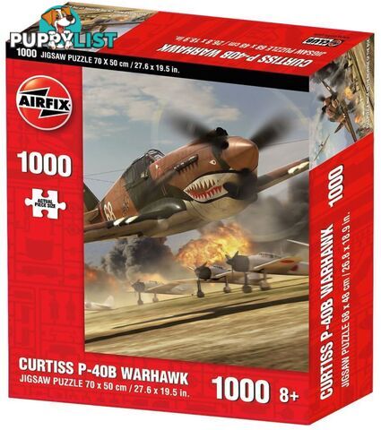 Holdson - Airfix Collection -curtiss P-40b Warhawk - Jigsaw Puzzle 1000 Pieces - Jdhol331456 - 5060337331456