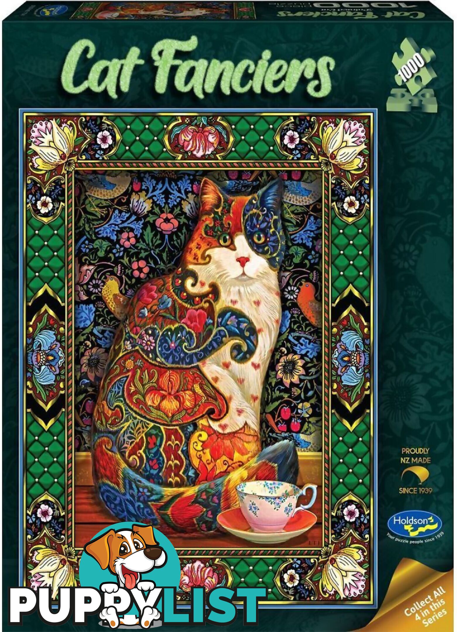 Holdson - Cat Fanciers - Painted Cats - Jigsaw Puzzle 1000 Pieces - Jdhol775415 - 9414131775415