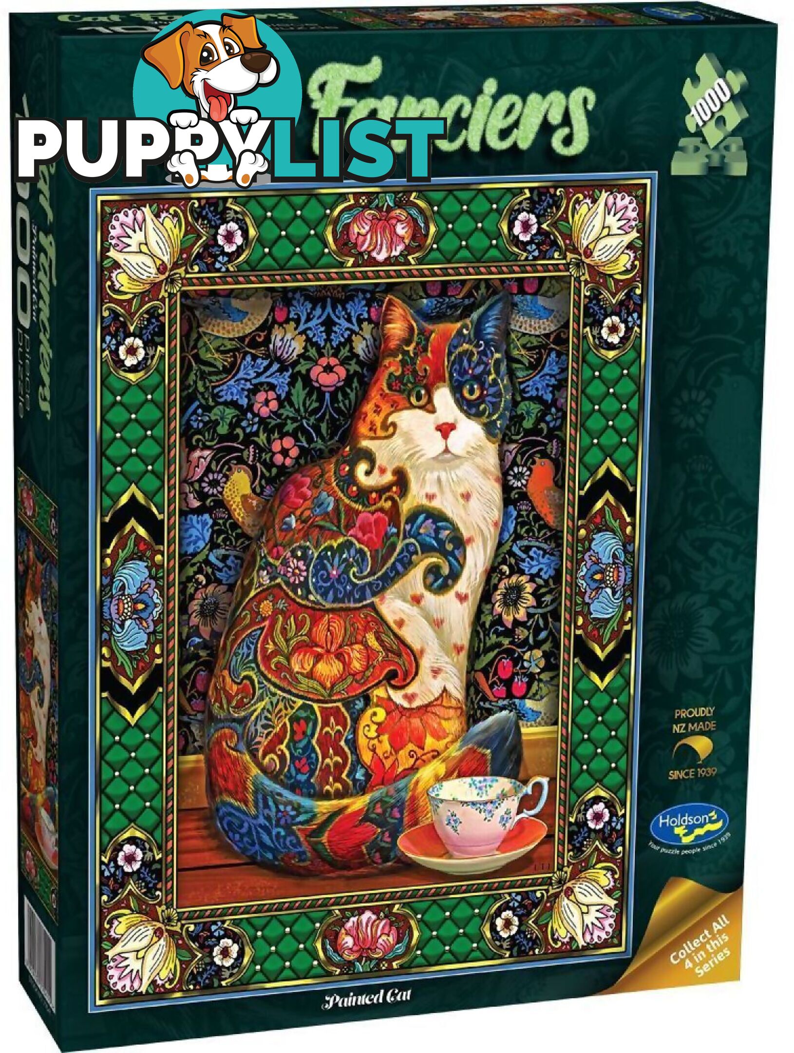 Holdson - Cat Fanciers - Painted Cats - Jigsaw Puzzle 1000 Pieces - Jdhol775415 - 9414131775415