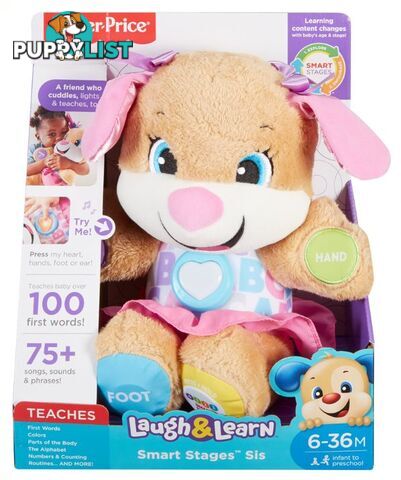 Fisher-Price Laugh And Learn Smart Stages Sis Mafdf22 - 887961466324