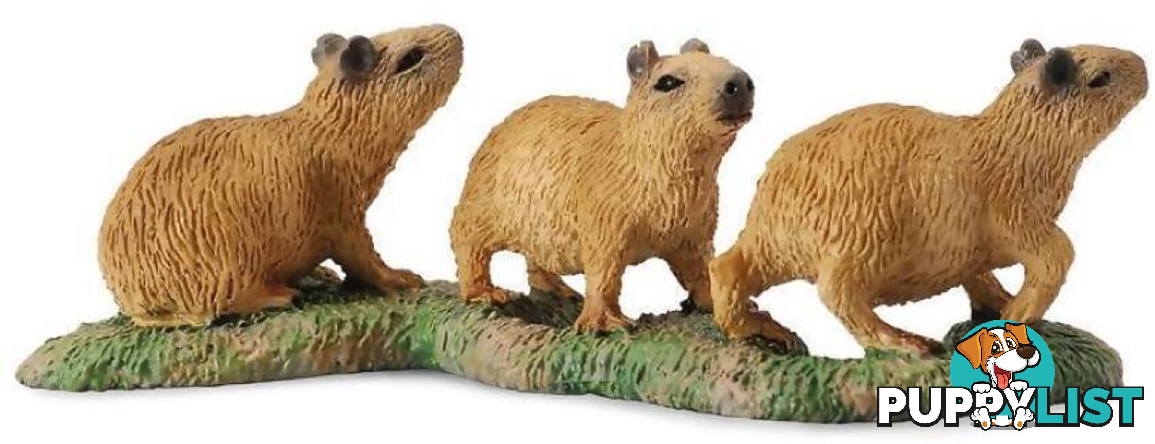 CollectA - Capybara Babies Small Animal Figurine - Rpco88541 - 4892900885414