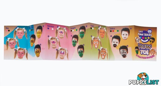 Little Brian - Face Paint Sticks Classic 12 Pk - Mdltb501 - 5051170618675