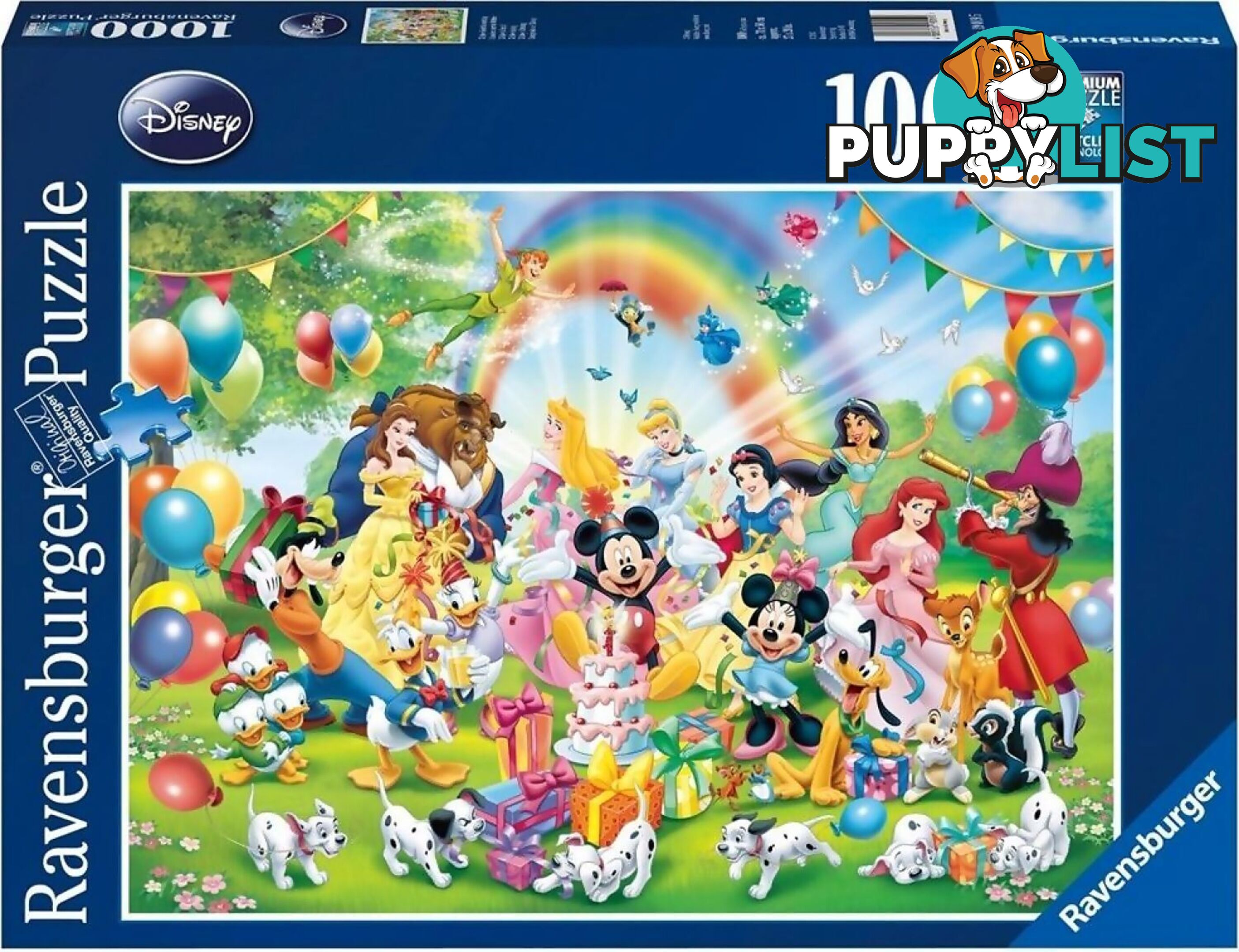 Ravensburger - Disney Mickeys Birthday Jigsaw Puzzle 1000pc - Mdrb190195 - 4005556190195