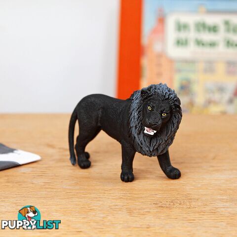 Schleich - Limited-Edition Midnight Lion Roaring Figurine - Mdsc72176 - 4059433622736