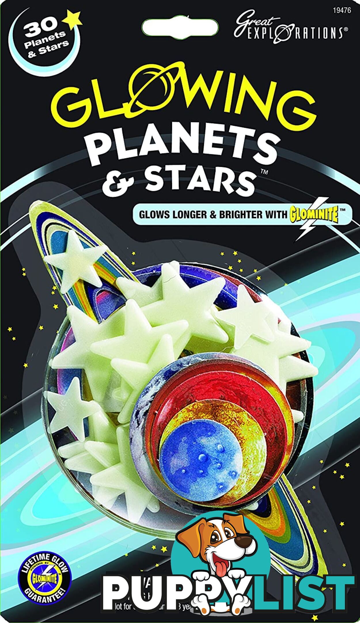 Great Explorations Glow In The Dark Planets & Stars University Games Ug19476 - 40595194760