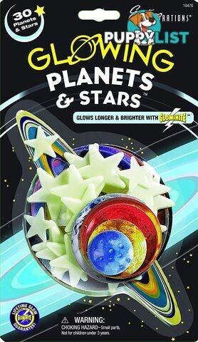 Great Explorations Glow In The Dark Planets & Stars University Games Ug19476 - 40595194760