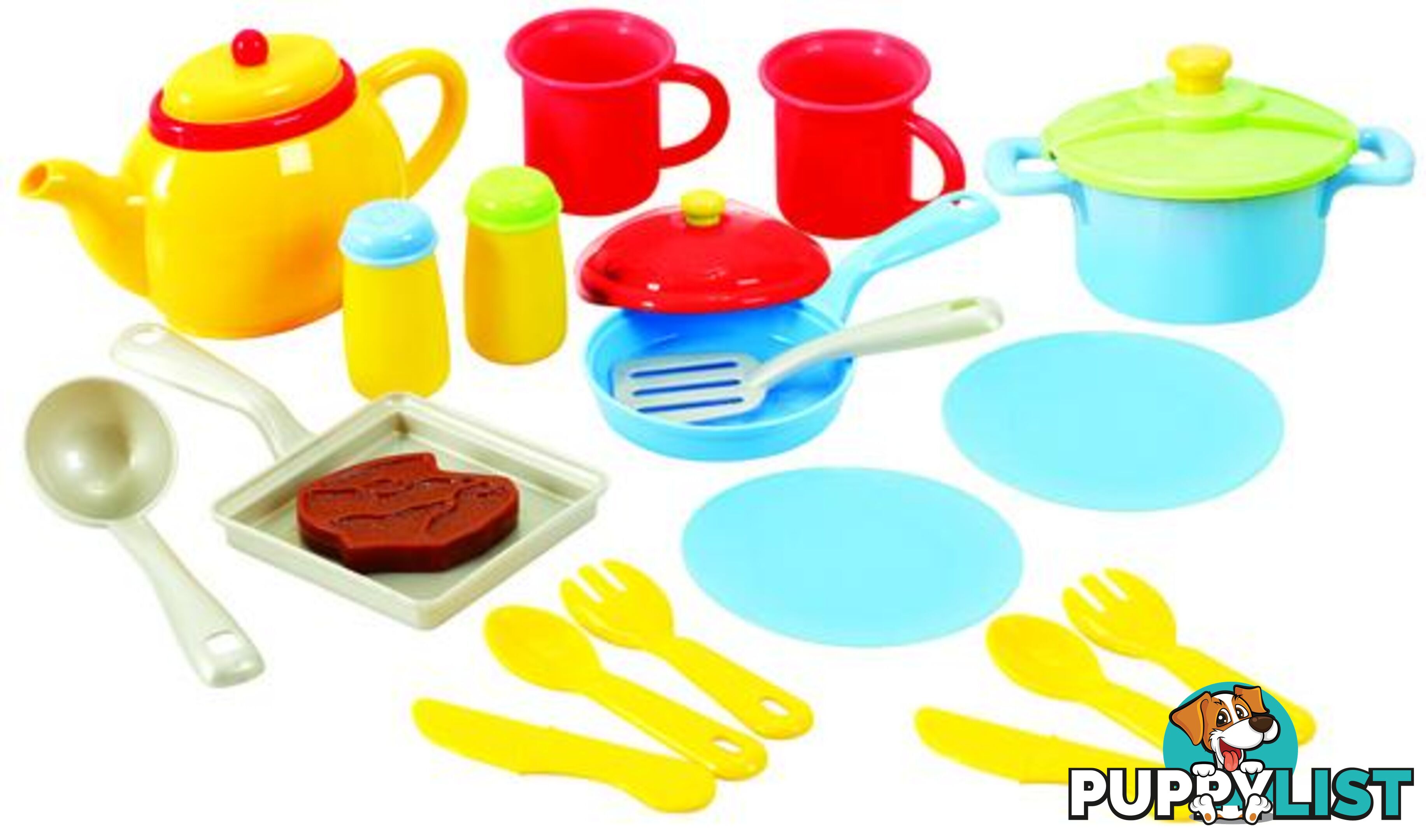 My First Kitchen Set 19 Piece Playgo Toys Ent. Ltd Art61112 - 4892401037206