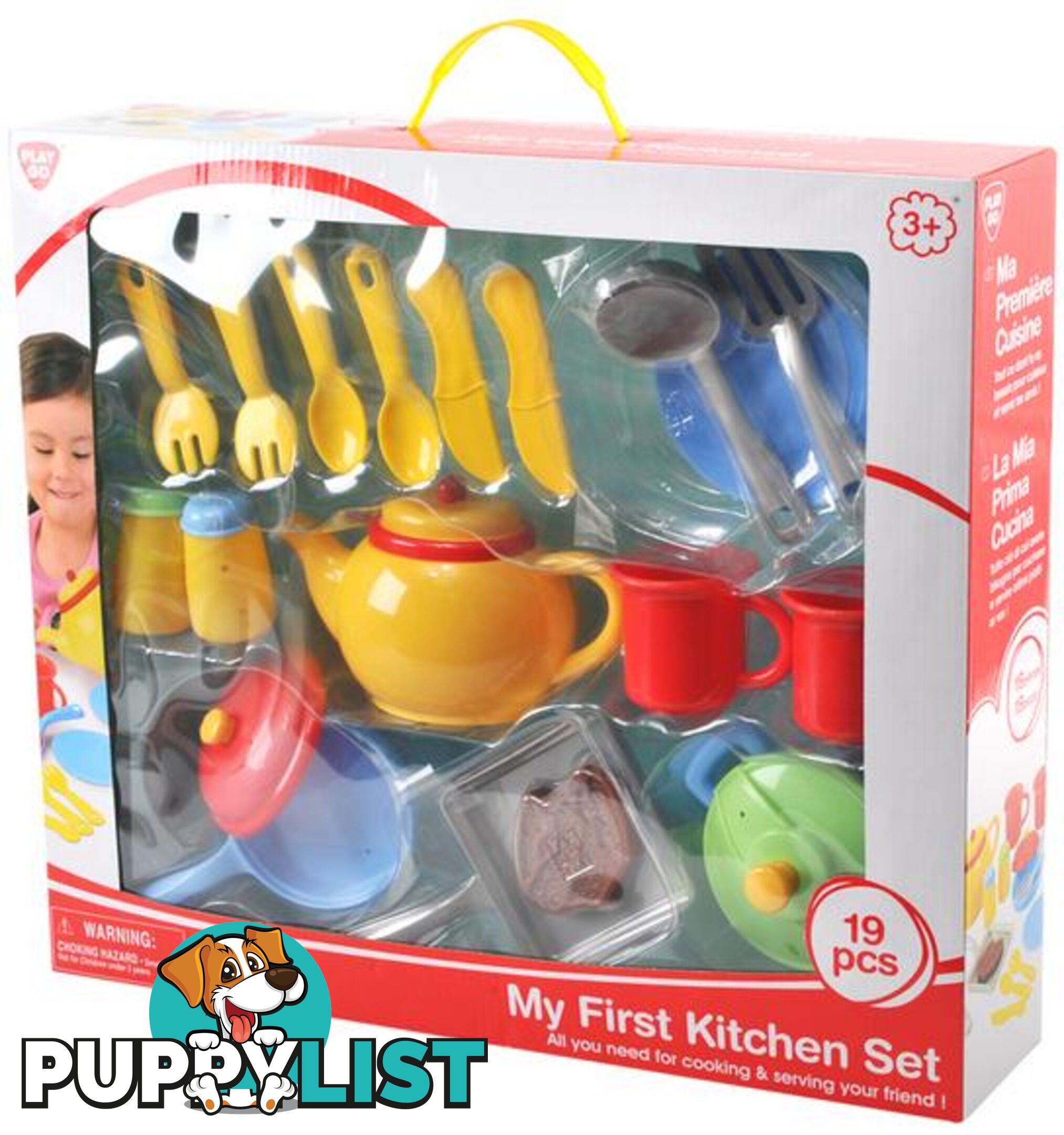 My First Kitchen Set 19 Piece Playgo Toys Ent. Ltd Art61112 - 4892401037206