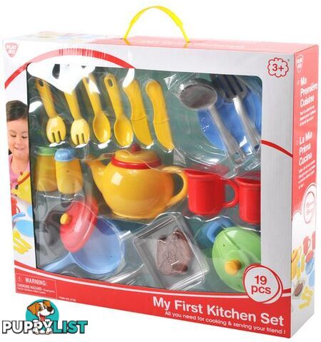 My First Kitchen Set 19 Piece Playgo Toys Ent. Ltd Art61112 - 4892401037206