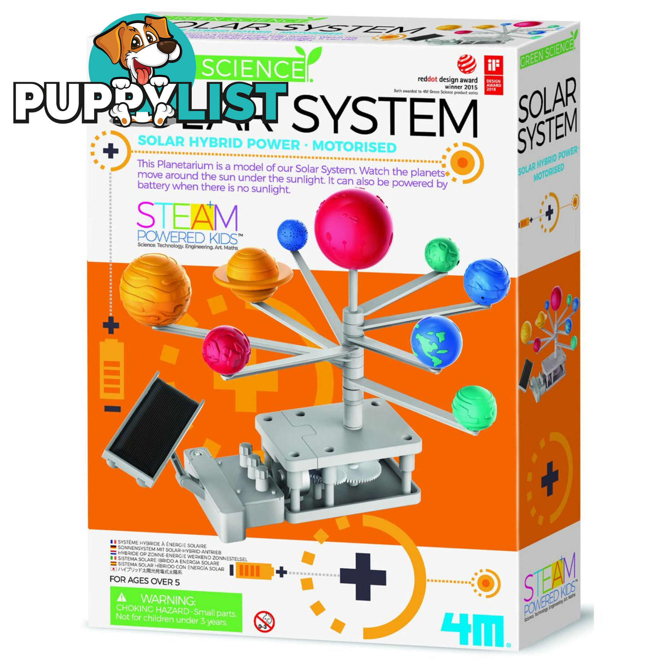 4m - Steam-powered Kids - Green Science Solar System - Green Energy Jpfsg3416 - 4893156034168