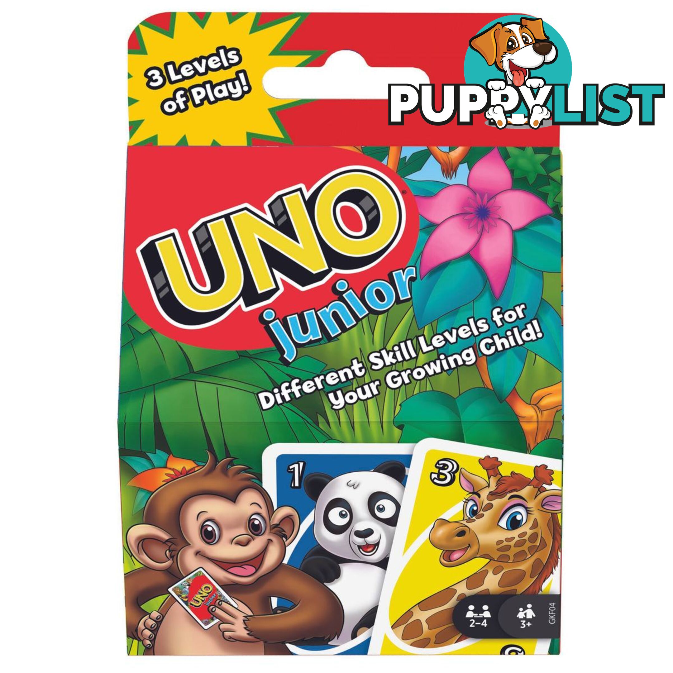 UNO Junior Refresh Card Matching Game For 3+ Magkf04 - 887961824728