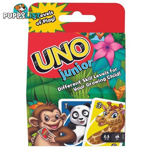 UNO Junior Refresh Card Matching Game For 3+ Magkf04 - 887961824728