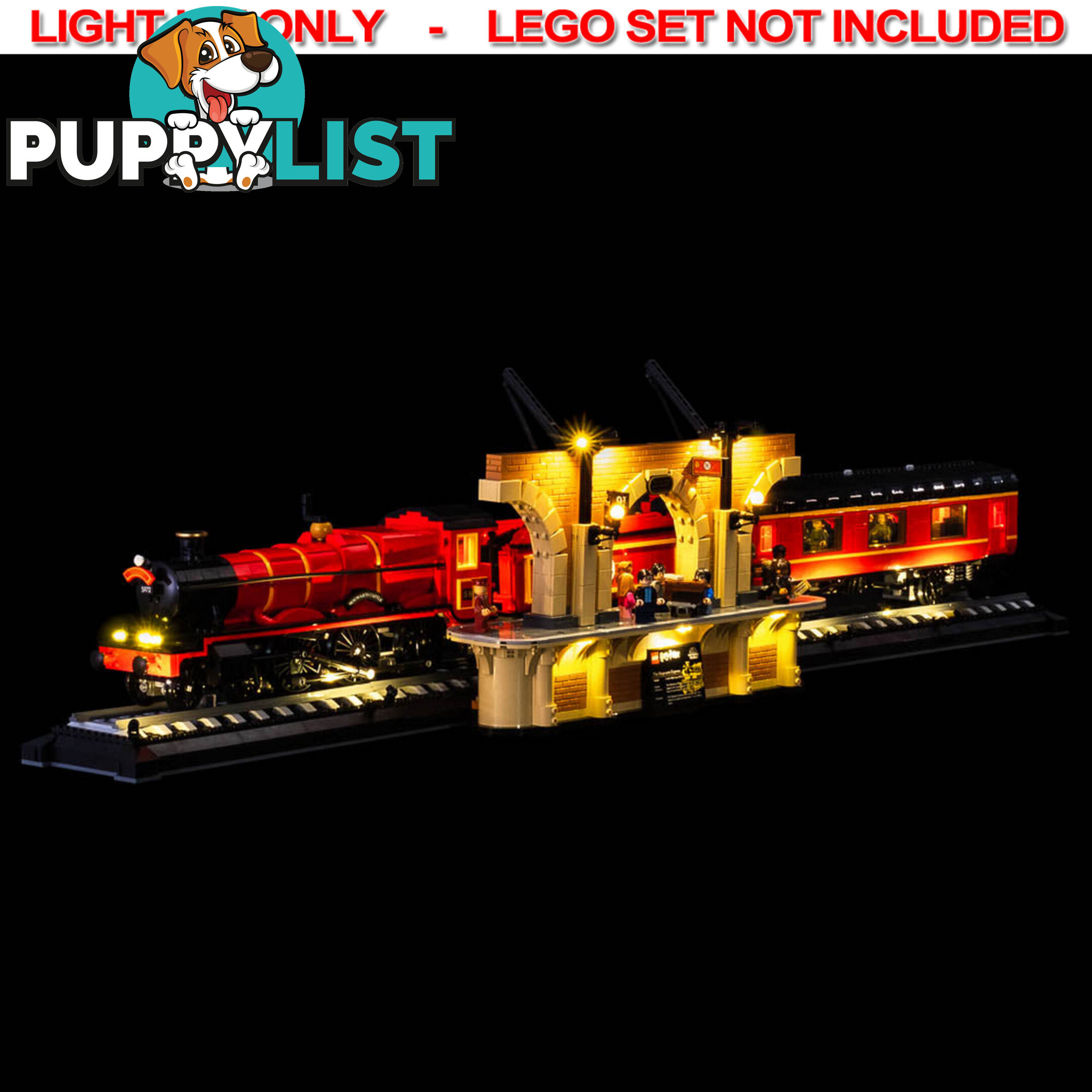 LIGHT KIT for LEGO Hogwarts Express - Collectors' Edition 76405 - Light My Bricks - 754523893518