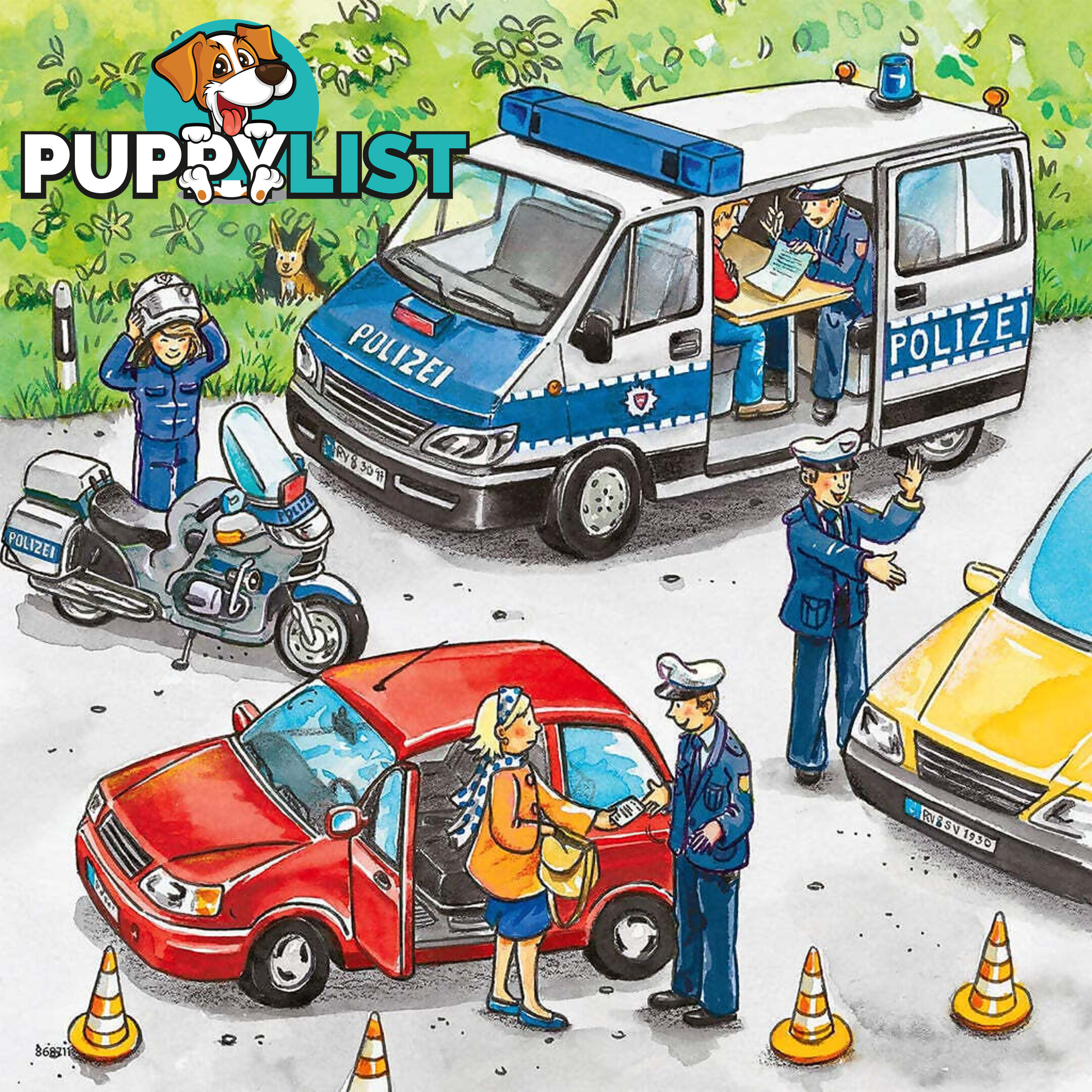 Ravensburger - Police In Action Jigsaw Puzzle 3 X 49pc - Mdrb09221 - 4005556092215