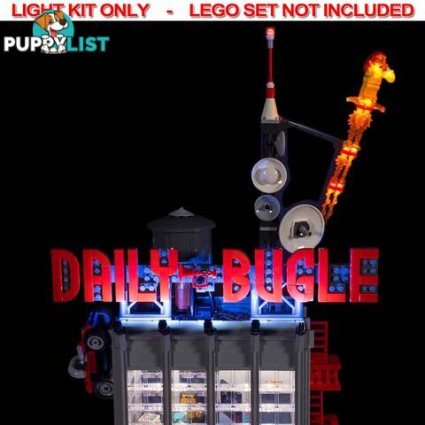 LIGHT KIT for LEGO Daily Bugle 76178 - Light My Bricks - 744109767371