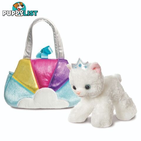 Cotton Candy -  Fancy Pals Cat In Blue Rainbow Bag - Ccfp325 - 9353468016115