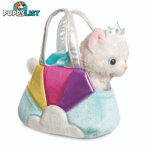 Cotton Candy -  Fancy Pals Cat In Blue Rainbow Bag - Ccfp325 - 9353468016115