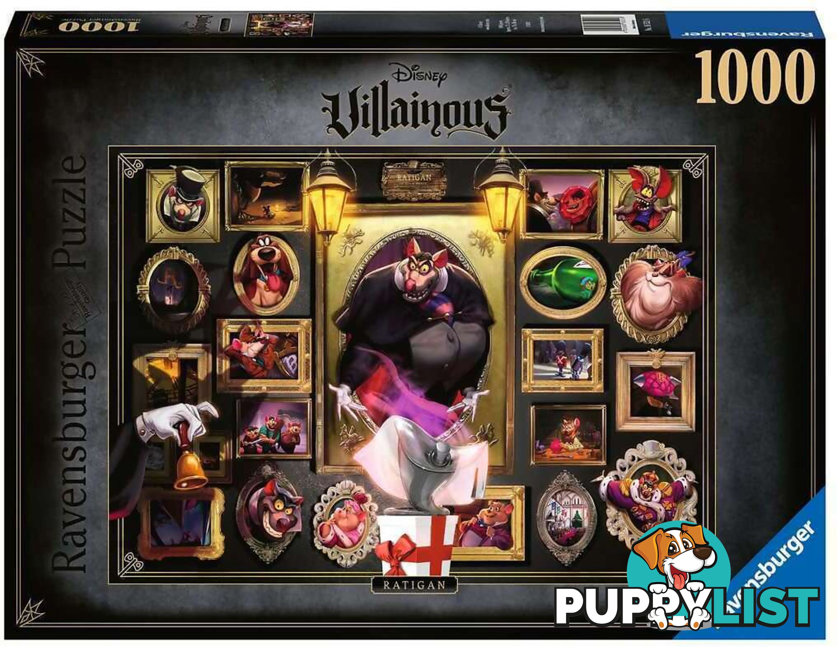 Ravensburger - Disney Villainous Ratigan Jigsaw Puzzle 1000pc - Mdrb16521 - 4005556165216