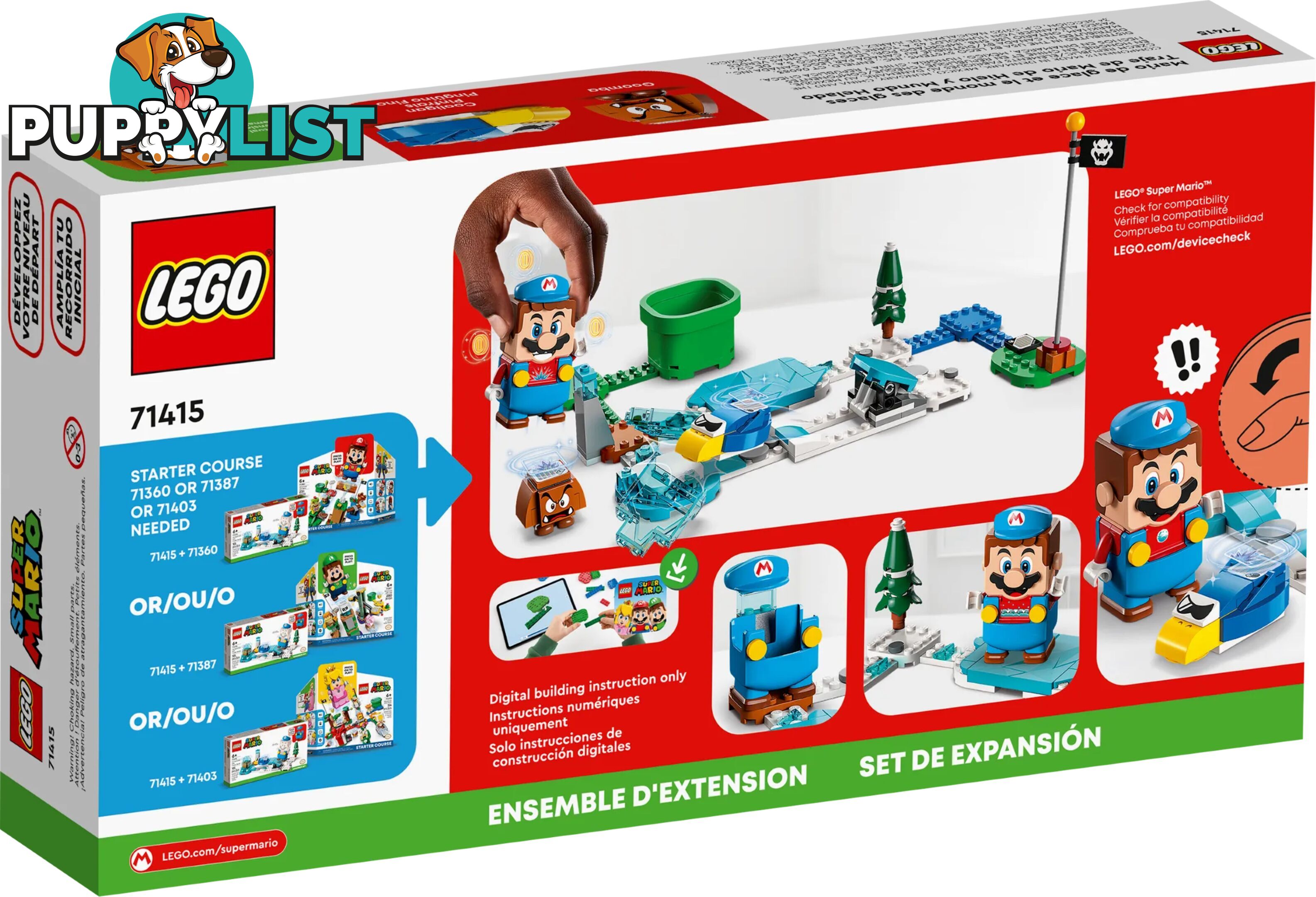 LEGO 71415 Ice Mario Suit and Frozen World Expansion Set - Super Mario - 5702017415697