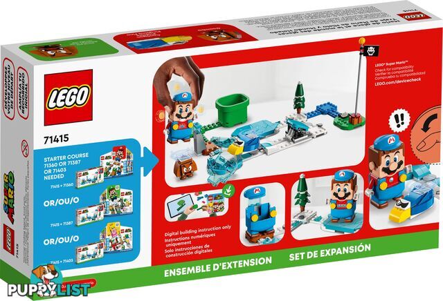 LEGO 71415 Ice Mario Suit and Frozen World Expansion Set - Super Mario - 5702017415697