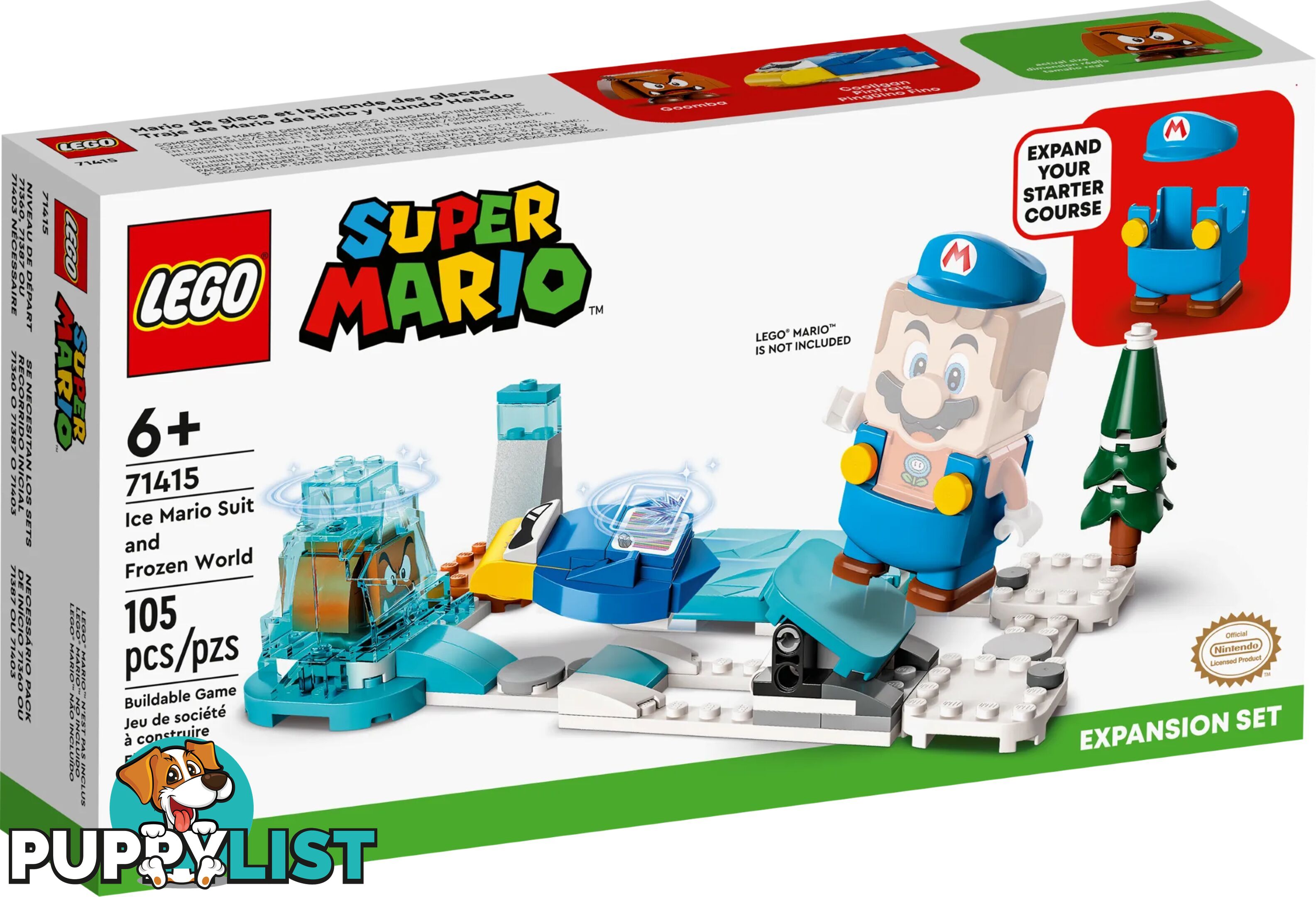 LEGO 71415 Ice Mario Suit and Frozen World Expansion Set - Super Mario - 5702017415697