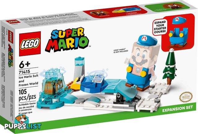 LEGO 71415 Ice Mario Suit and Frozen World Expansion Set - Super Mario - 5702017415697