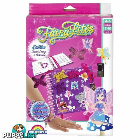 Colorific Fairy Lites Secret Diary And Bracelet - Colorific Cf143802 - 9314812143802