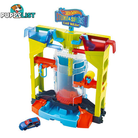 Hot Wheels® Stunt & Splash Car Washâ„¢ Play Set - Magrw37 - 887961912777