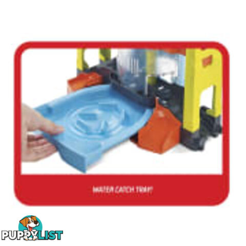 Hot Wheels® Stunt & Splash Car Washâ„¢ Play Set - Magrw37 - 887961912777