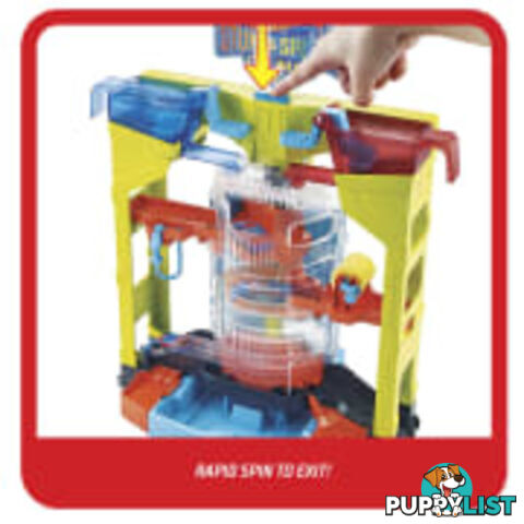 Hot Wheels® Stunt & Splash Car Washâ„¢ Play Set - Magrw37 - 887961912777