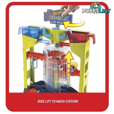 Hot Wheels® Stunt & Splash Car Washâ„¢ Play Set - Magrw37 - 887961912777