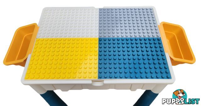 Multi Functional Building Block Table & Chair With Storage - Suits Duplo Bricks - 6973282830129