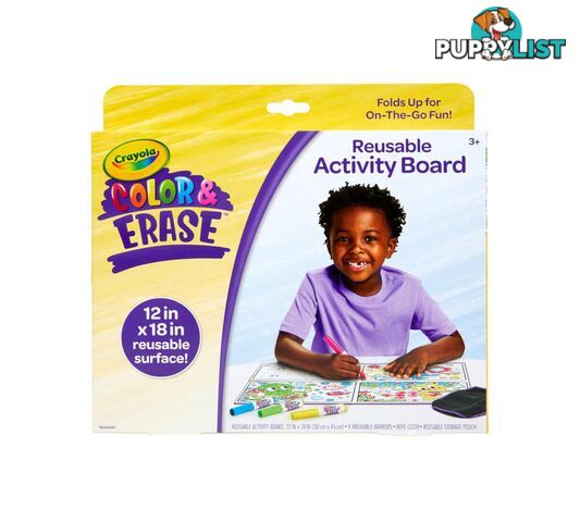 Crayola - Color & Erase Reusable Activity Board- Bs811493 - 71662114930