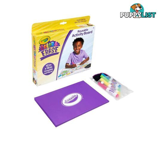 Crayola - Color & Erase Reusable Activity Board- Bs811493 - 71662114930